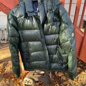 Moncler Maya Men's Dark Green Puffer Coat